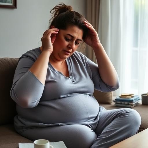 Mulher cansada e desanimada antes de mudar os hábitos